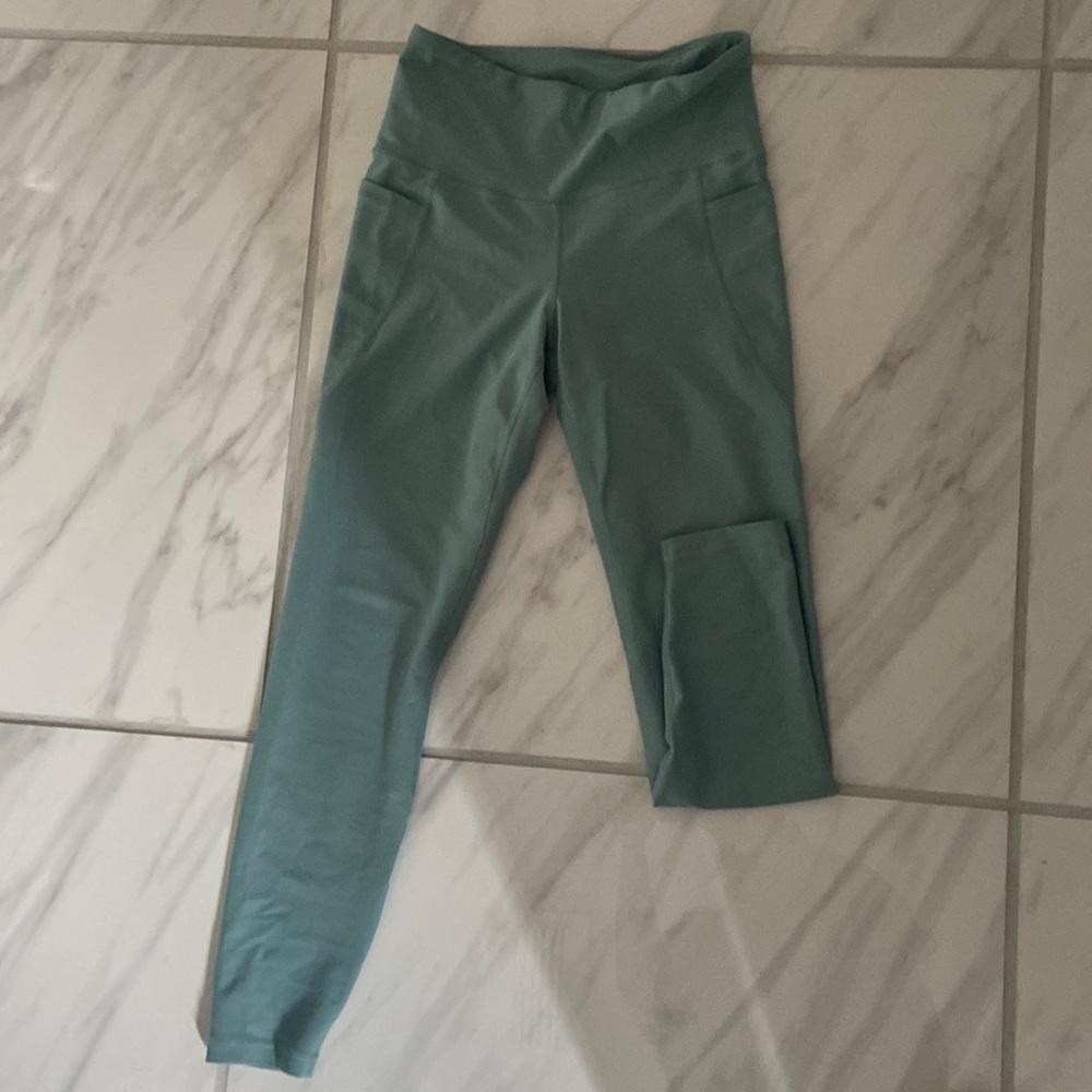 Turquoise leggings